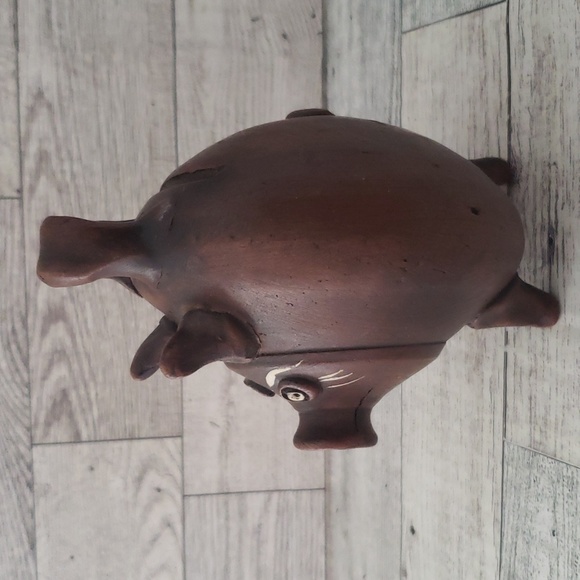 Vintage Pottery Piggy Bank - Picture 4 of 5
